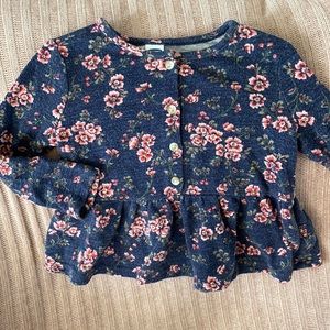 Floral Ruffle Long Sleeve ( 2 - 3 year )